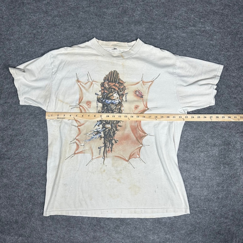 Rare 1994 MEGADETH‎ YOUTHANASIA NORTH AMERICAN TOUR T-SHIRT - Picture 7 of 16